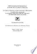 XVI Congresso internazionale di storia della Corona d'Aragona, (Napoli, 1997)