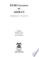 XVIII Congreso de AEDEAN